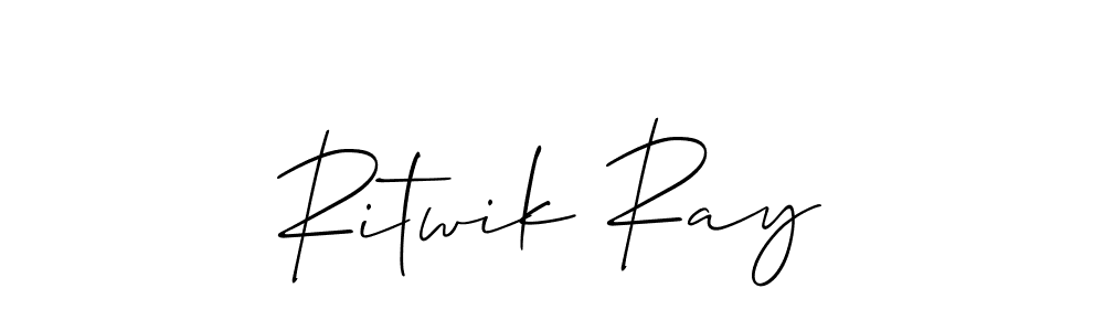 Best and Professional Signature Style for Ritwik Ray. Allison_Script Best Signature Style Collection. Ritwik Ray signature style 2 images and pictures png