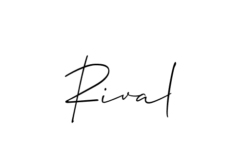 Here are the top 10 professional signature styles for the name Rival. These are the best autograph styles you can use for your name. Rival signature style 2 images and pictures png