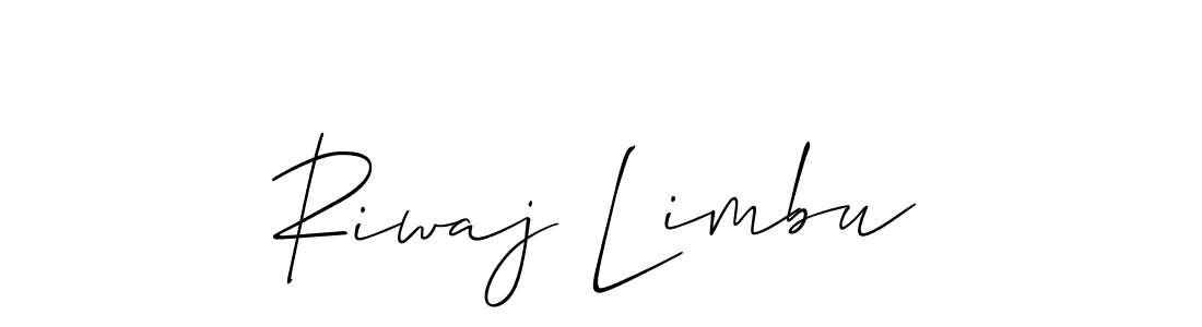Once you've used our free online signature maker to create your best signature Allison_Script style, it's time to enjoy all of the benefits that Riwaj Limbu name signing documents. Riwaj Limbu signature style 2 images and pictures png