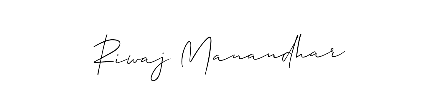 Once you've used our free online signature maker to create your best signature Allison_Script style, it's time to enjoy all of the benefits that Riwaj Manandhar name signing documents. Riwaj Manandhar signature style 2 images and pictures png