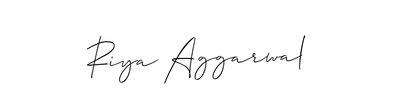 Best and Professional Signature Style for Riya Aggarwal. Allison_Script Best Signature Style Collection. Riya Aggarwal signature style 2 images and pictures png