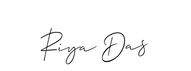 Create a beautiful signature design for name Riya Das. With this signature (Allison_Script) fonts, you can make a handwritten signature for free. Riya Das signature style 2 images and pictures png