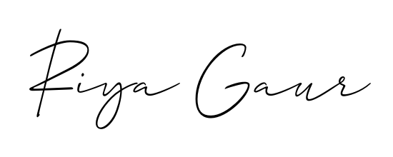 Create an unforgettable impression when signing with Riya Gaur name styled in Allison_Script typography. 100% free online generator. Riya Gaur signature style 2 images and pictures png