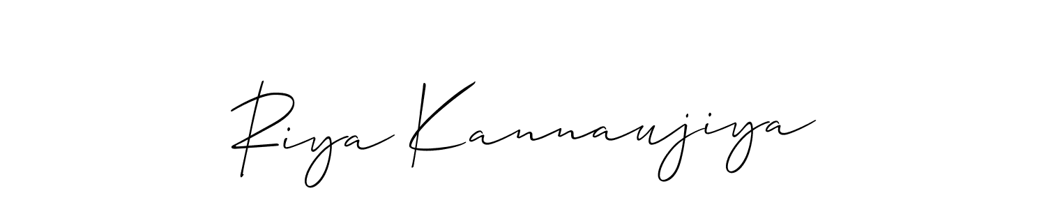 Here are the top 10 professional signature styles for the name Riya Kannaujiya. These are the best autograph styles you can use for your name. Riya Kannaujiya signature style 2 images and pictures png