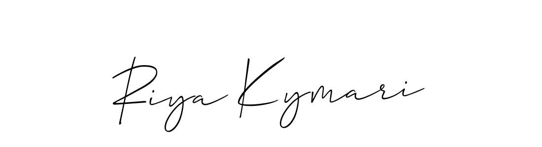 Once you've used our free online signature maker to create your best signature Allison_Script style, it's time to enjoy all of the benefits that Riya Kymari name signing documents. Riya Kymari signature style 2 images and pictures png
