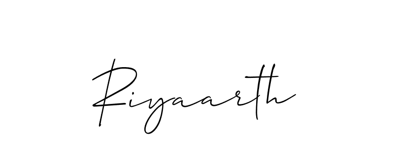 Riyaarth stylish signature style. Best Handwritten Sign (Allison_Script) for my name. Handwritten Signature Collection Ideas for my name Riyaarth. Riyaarth signature style 2 images and pictures png