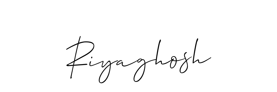 Make a short Riyaghosh signature style. Manage your documents anywhere anytime using Allison_Script. Create and add eSignatures, submit forms, share and send files easily. Riyaghosh signature style 2 images and pictures png