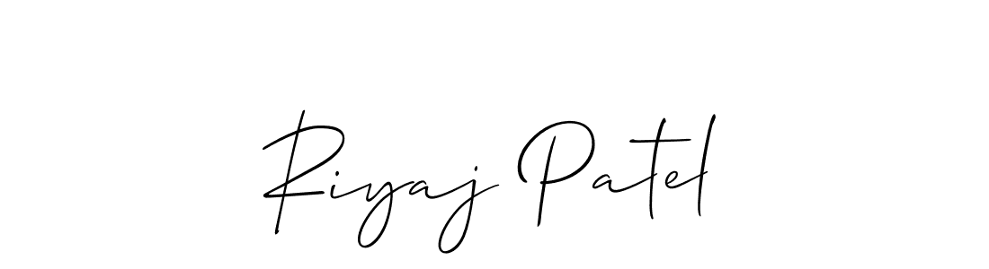 This is the best signature style for the Riyaj Patel name. Also you like these signature font (Allison_Script). Mix name signature. Riyaj Patel signature style 2 images and pictures png