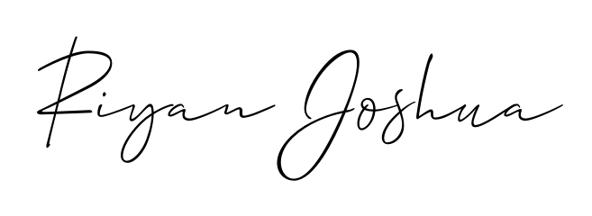 Allison_Script is a professional signature style that is perfect for those who want to add a touch of class to their signature. Get Riyan Joshua name fancy signature for free. Riyan Joshua signature style 2 images and pictures png