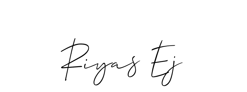 Once you've used our free online signature maker to create your best signature Allison_Script style, it's time to enjoy all of the benefits that Riyas Ej name signing documents. Riyas Ej signature style 2 images and pictures png