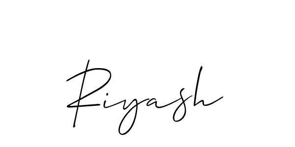 You should practise on your own different ways (Allison_Script) to write your name (Riyash) in signature. don't let someone else do it for you. Riyash signature style 2 images and pictures png