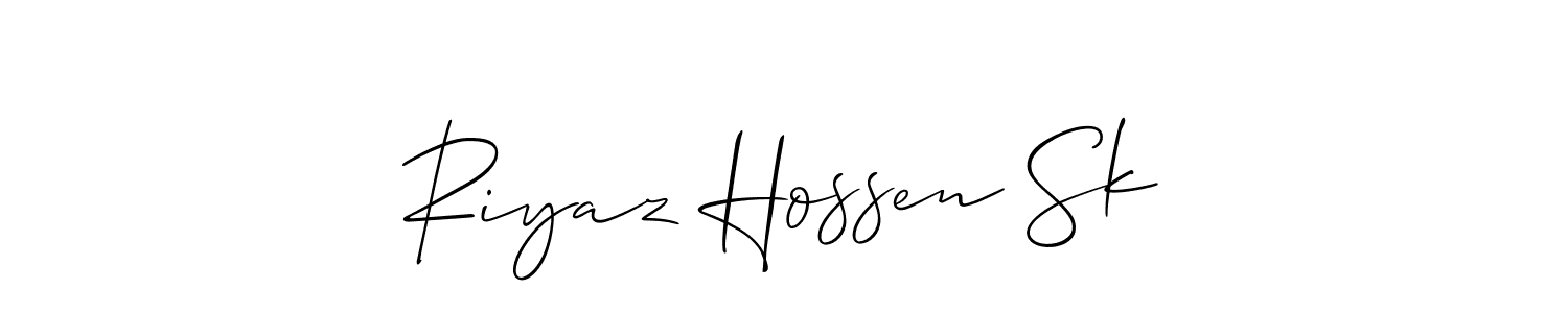 You can use this online signature creator to create a handwritten signature for the name Riyaz Hossen Sk. This is the best online autograph maker. Riyaz Hossen Sk signature style 2 images and pictures png