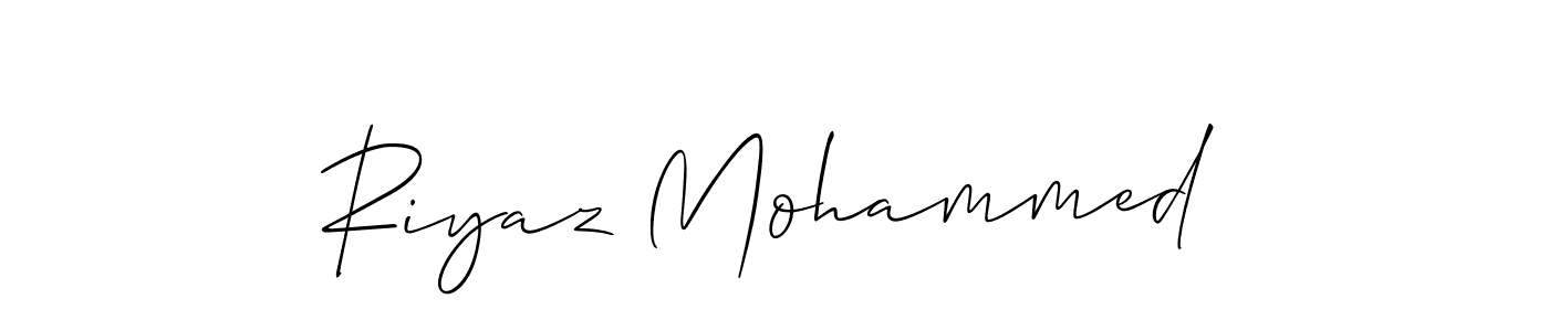 The best way (Allison_Script) to make a short signature is to pick only two or three words in your name. The name Riyaz Mohammed include a total of six letters. For converting this name. Riyaz Mohammed signature style 2 images and pictures png