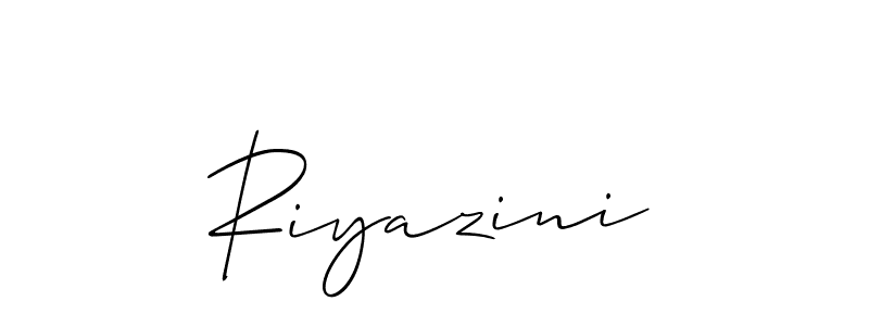 Also You can easily find your signature by using the search form. We will create Riyazini name handwritten signature images for you free of cost using Allison_Script sign style. Riyazini signature style 2 images and pictures png