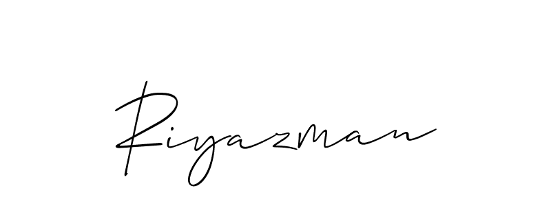 Allison_Script is a professional signature style that is perfect for those who want to add a touch of class to their signature. It is also a great choice for those who want to make their signature more unique. Get Riyazman name to fancy signature for free. Riyazman signature style 2 images and pictures png