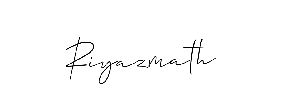 Also You can easily find your signature by using the search form. We will create Riyazmath name handwritten signature images for you free of cost using Allison_Script sign style. Riyazmath signature style 2 images and pictures png
