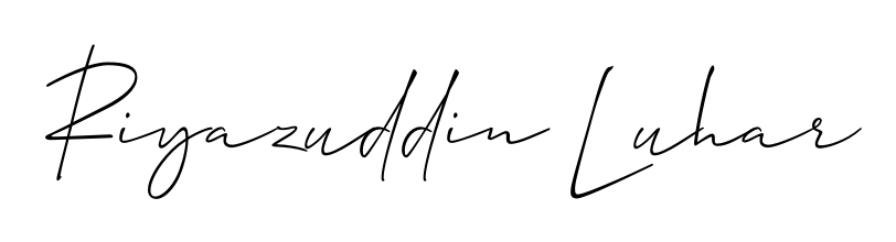 A timeless handwritten aesthetic for Riyazuddin Luhar. The Allison_Script font gives your signature a handcrafted feel with natural curves. Riyazuddin Luhar signature style 2 images and pictures png