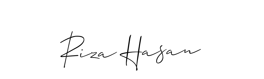 Make a beautiful signature design for name Riza Hasan. Use this online signature maker to create a handwritten signature for free. Riza Hasan signature style 2 images and pictures png