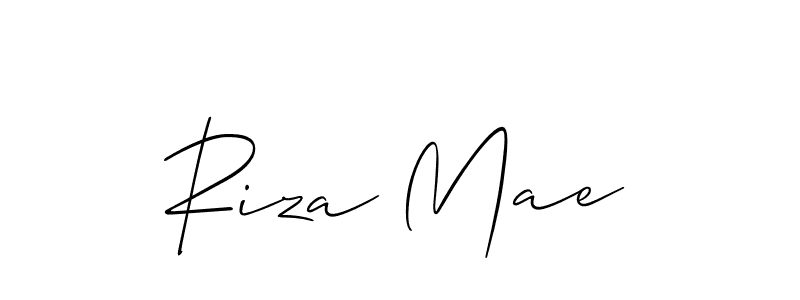 Also we have Riza Mae name is the best signature style. Create professional handwritten signature collection using Allison_Script autograph style. Riza Mae signature style 2 images and pictures png