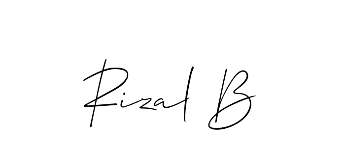 Make a short Rizal B signature style. Manage your documents anywhere anytime using Allison_Script. Create and add eSignatures, submit forms, share and send files easily. Rizal B signature style 2 images and pictures png