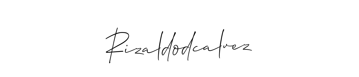 Make a beautiful signature design for name Rizaldodcalvez. Use this online signature maker to create a handwritten signature for free. Rizaldodcalvez signature style 2 images and pictures png