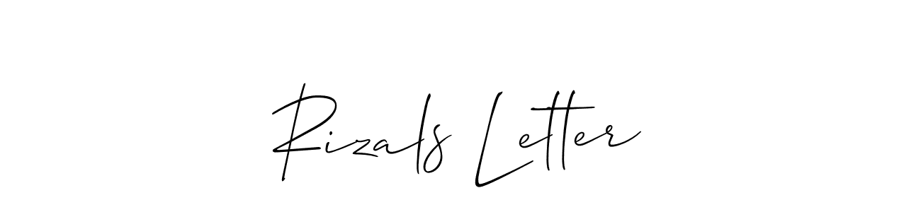 You can use this online signature creator to create a handwritten signature for the name Rizals Letter. This is the best online autograph maker. Rizals Letter signature style 2 images and pictures png