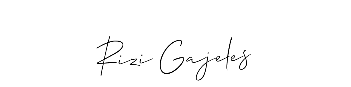 See photos of Rizi Gajeles official signature by Spectra . Check more albums & portfolios. Read reviews & check more about Allison_Script font. Rizi Gajeles signature style 2 images and pictures png