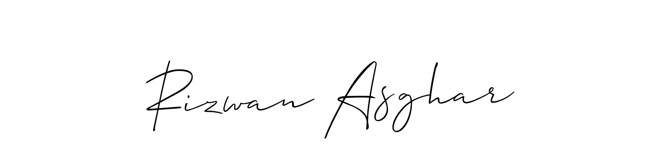 It looks lik you need a new signature style for name Rizwan Asghar. Design unique handwritten (Allison_Script) signature with our free signature maker in just a few clicks. Rizwan Asghar signature style 2 images and pictures png