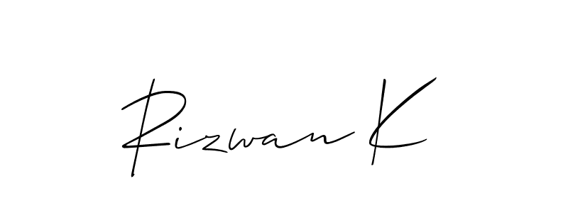 Here are the top 10 professional signature styles for the name Rizwan K. These are the best autograph styles you can use for your name. Rizwan K signature style 2 images and pictures png