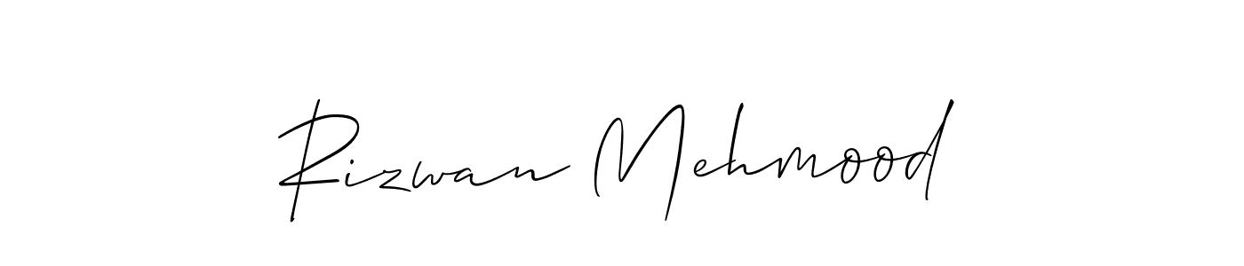 Rizwan Mehmood stylish signature style. Best Handwritten Sign (Allison_Script) for my name. Handwritten Signature Collection Ideas for my name Rizwan Mehmood. Rizwan Mehmood signature style 2 images and pictures png