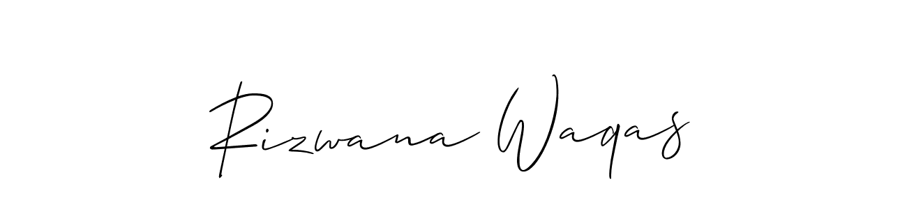 It looks lik you need a new signature style for name Rizwana Waqas. Design unique handwritten (Allison_Script) signature with our free signature maker in just a few clicks. Rizwana Waqas signature style 2 images and pictures png