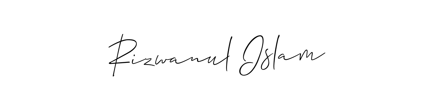 Also we have Rizwanul Islam name is the best signature style. Create professional handwritten signature collection using Allison_Script autograph style. Rizwanul Islam signature style 2 images and pictures png