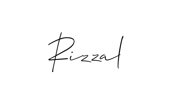 Allison_Script is a professional signature style that is perfect for those who want to add a touch of class to their signature. It is also a great choice for those who want to make their signature more unique. Get Rizzal name to fancy signature for free. Rizzal signature style 2 images and pictures png