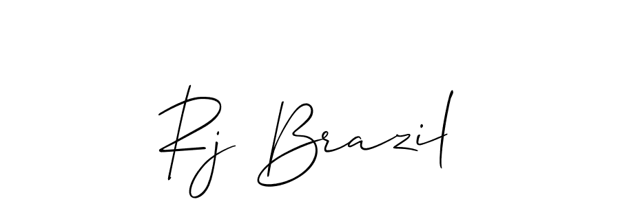 if you are searching for the best signature style for your name Rj Brazil. so please give up your signature search. here we have designed multiple signature styles  using Allison_Script. Rj Brazil signature style 2 images and pictures png