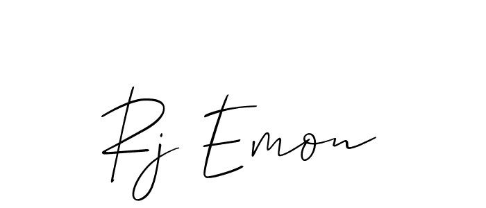 Once you've used our free online signature maker to create your best signature Allison_Script style, it's time to enjoy all of the benefits that Rj Emon name signing documents. Rj Emon signature style 2 images and pictures png