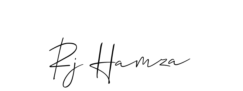 This is the best signature style for the Rj Hamza name. Also you like these signature font (Allison_Script). Mix name signature. Rj Hamza signature style 2 images and pictures png