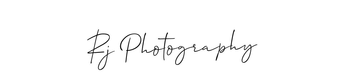 How to make Rj Photography signature? Allison_Script is a professional autograph style. Create handwritten signature for Rj Photography name. Rj Photography signature style 2 images and pictures png