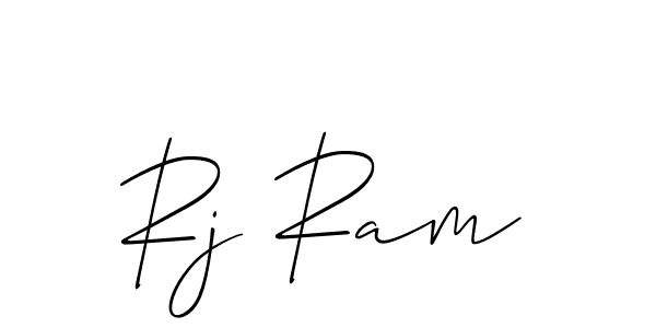 Make a beautiful signature design for name Rj Ram. With this signature (Allison_Script) style, you can create a handwritten signature for free. Rj Ram signature style 2 images and pictures png