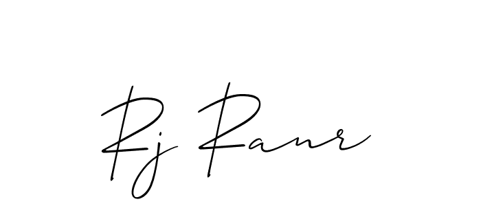 Create a beautiful signature design for name Rj Ranr. With this signature (Allison_Script) fonts, you can make a handwritten signature for free. Rj Ranr signature style 2 images and pictures png