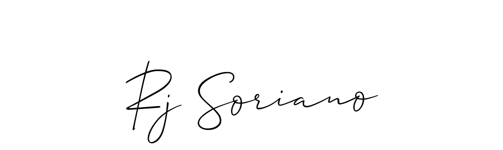 if you are searching for the best signature style for your name Rj Soriano. so please give up your signature search. here we have designed multiple signature styles  using Allison_Script. Rj Soriano signature style 2 images and pictures png