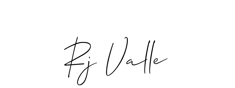 Make a short Rj Valle signature style. Manage your documents anywhere anytime using Allison_Script. Create and add eSignatures, submit forms, share and send files easily. Rj Valle signature style 2 images and pictures png