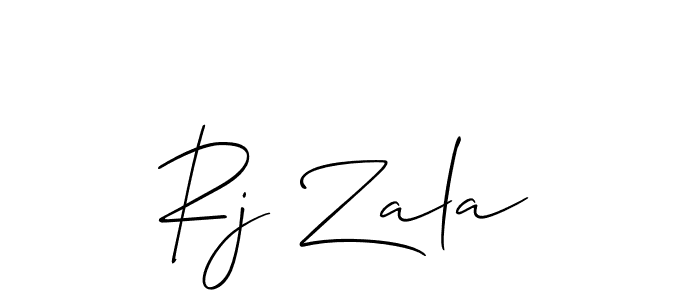 Once you've used our free online signature maker to create your best signature Allison_Script style, it's time to enjoy all of the benefits that Rj Zala name signing documents. Rj Zala signature style 2 images and pictures png