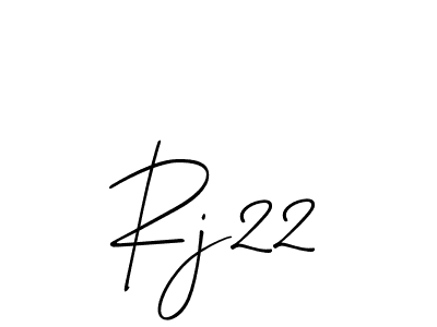 Also we have Rj22 name is the best signature style. Create professional handwritten signature collection using Allison_Script autograph style. Rj22 signature style 2 images and pictures png