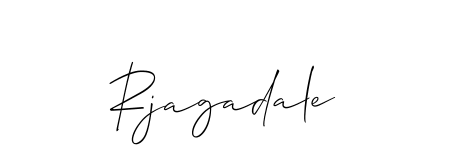 Also we have Rjagadale name is the best signature style. Create professional handwritten signature collection using Allison_Script autograph style. Rjagadale signature style 2 images and pictures png