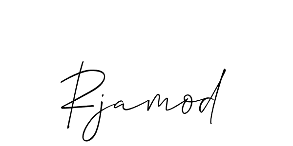 Also You can easily find your signature by using the search form. We will create Rjamod name handwritten signature images for you free of cost using Allison_Script sign style. Rjamod signature style 2 images and pictures png