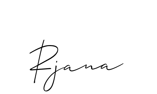 Once you've used our free online signature maker to create your best signature Allison_Script style, it's time to enjoy all of the benefits that Rjana name signing documents. Rjana signature style 2 images and pictures png