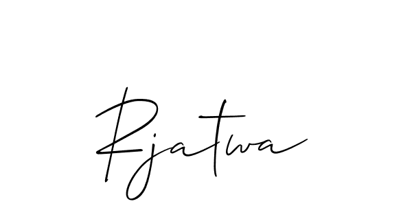 Once you've used our free online signature maker to create your best signature Allison_Script style, it's time to enjoy all of the benefits that Rjatwa name signing documents. Rjatwa signature style 2 images and pictures png