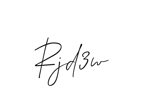 Also You can easily find your signature by using the search form. We will create Rjd3w name handwritten signature images for you free of cost using Allison_Script sign style. Rjd3w signature style 2 images and pictures png