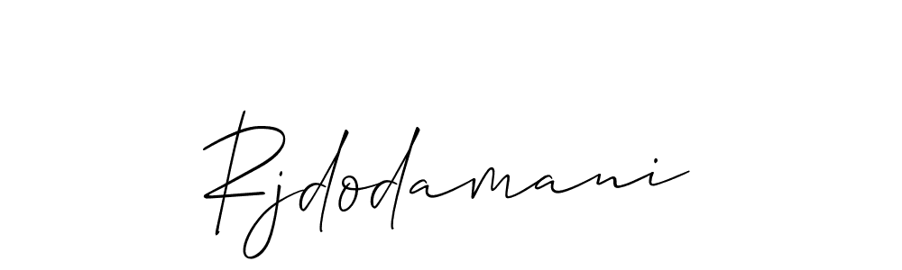 You can use this online signature creator to create a handwritten signature for the name Rjdodamani. This is the best online autograph maker. Rjdodamani signature style 2 images and pictures png