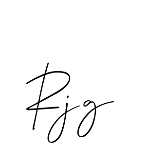 Best and Professional Signature Style for Rjg. Allison_Script Best Signature Style Collection. Rjg signature style 2 images and pictures png